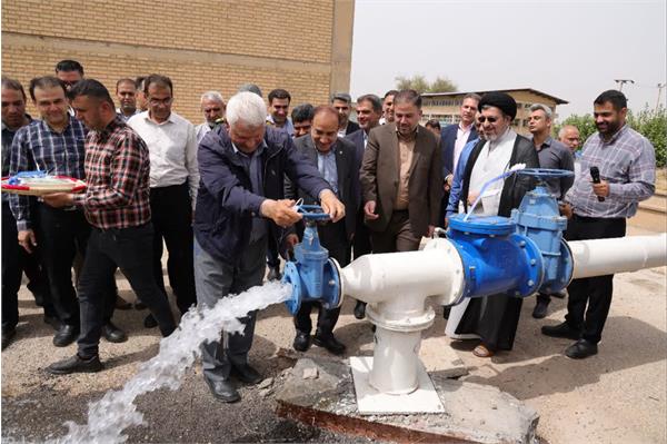 ۱۳ پروژه در حوزه آب و فاضلاب دزفول با حضور دکتر کرمی نژاد مدیر عامل شرکت آب و فاضلاب خوزستان بهره برداری و یا کلنگ زنی شد