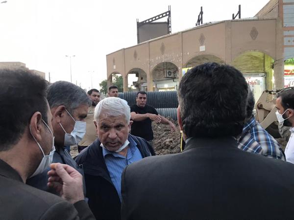 بازدیداز پروژه فاضلاب کوی علوی3