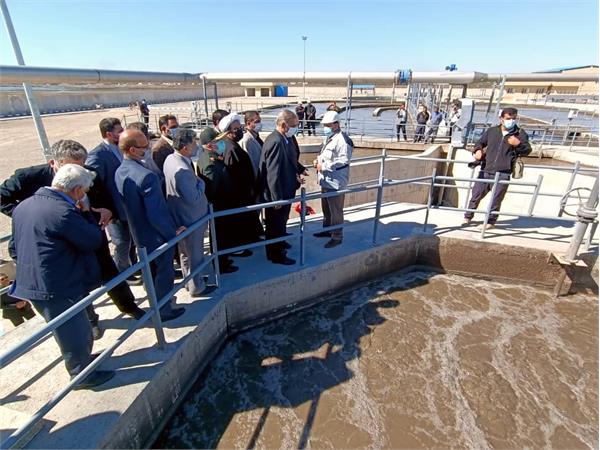 افتتاح تصفیه خانه فاضلاب شهرستان شادگان