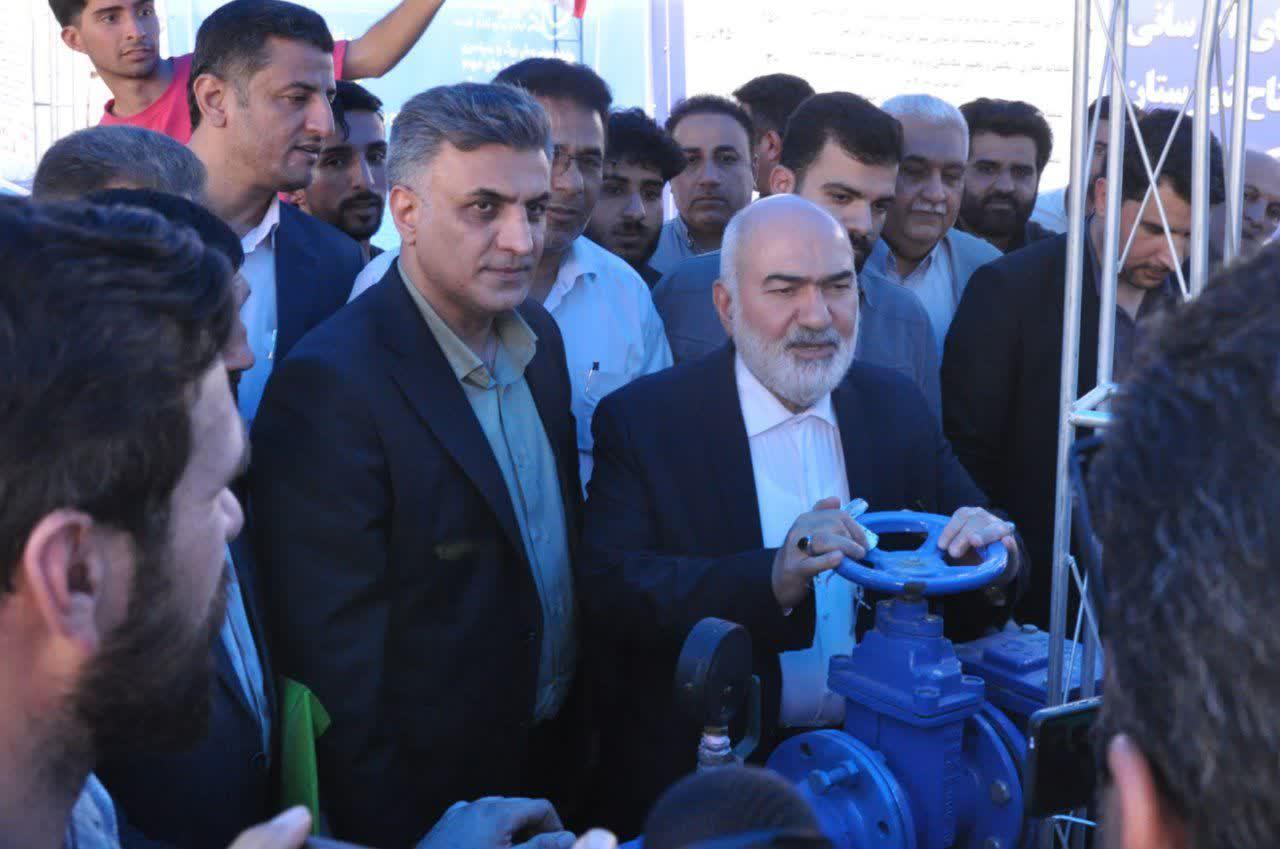 آیین افتتاح ۹ پروژه آبرسانی خطوط انتقال ،تجهیز چاه و شبکه توزیع آب در شهرستان های شوش و کرخه