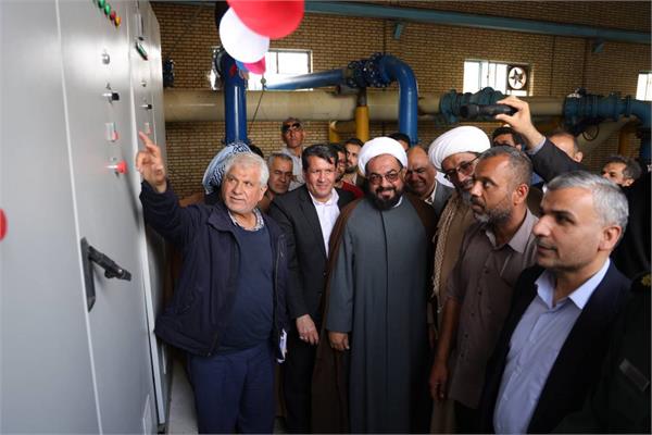 بهره برداری از طرح آبرسانی دهستان جفال