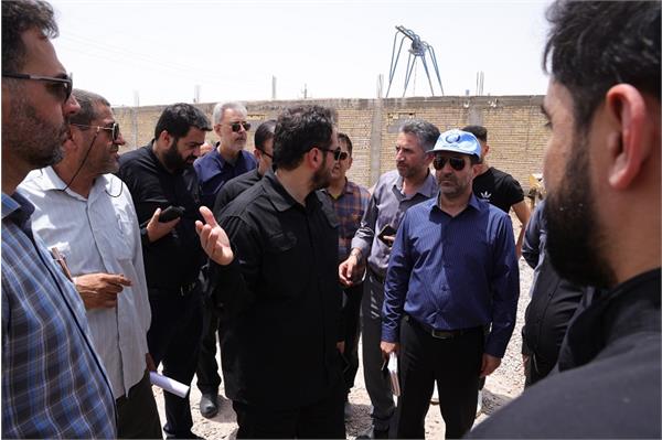 بازدید مدیرعامل آبفا خوزستان از روند آبرسانی به مواکب در مرز چذابه