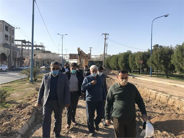 بازدید از پروژه های فاضلاب اهواز