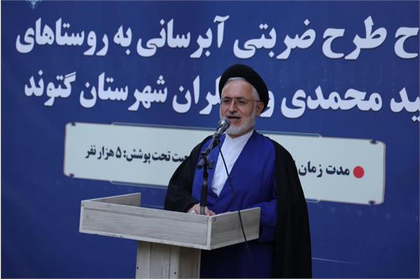 افتتاح طرح ضربتی آبرسانی به روستاهای شهید محمدی و دهلران شهرستان گتوند