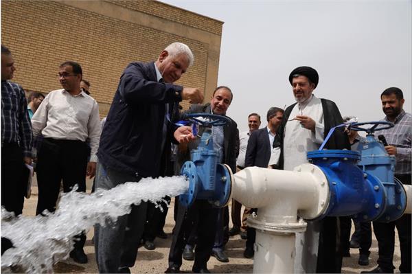 ۱۳ پروژه در حوزه آب و فاضلاب دزفول با حضور دکتر کرمی نژاد مدیر عامل شرکت آب و فاضلاب خوزستان بهره برداری و یا کلنگ زنی شد