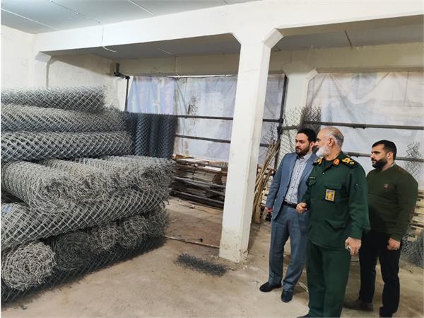 دیدار دکتر علیدادی مدیرعامل شرکت آب و فاضلاب خوزستان با سردار خادم سیدالشهدا فرمانده قرارگاه منطقه ای کربلا