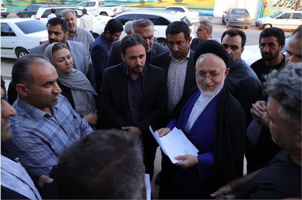 فتتاح طرح ضربتی آبرسانی به روستاهای شهید محمدی و دهلران شهرستان گتوند