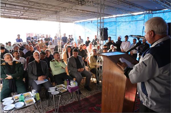 گزارش تصویری از افتتاح 60 پروژه آبرسانی شهری و روستایی