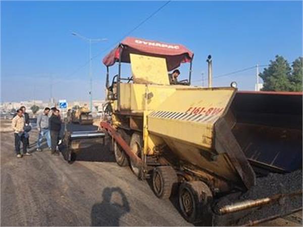 آسفالت بلوار امام رضا (ع) در منطقه کیانشهر