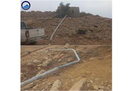 احیا خط آبرسانی2 روستای محروم توسط آبفا منطقه مسجدسلیمان