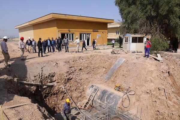 بازدید مدیرعامل منابع آب ایران از تصفیه خانه های آب اهواز