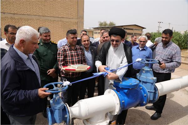 ۱۳ پروژه در حوزه آب و فاضلاب دزفول با حضور دکتر کرمی نژاد مدیر عامل شرکت آب و فاضلاب خوزستان بهره برداری و یا کلنگ زنی شد