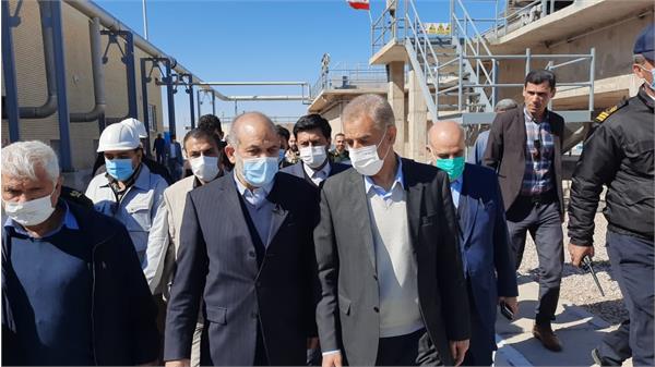 افتتاح تصفیه خانه فاضلاب شهرستان شادگان