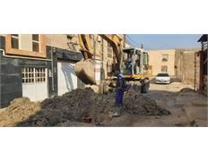 رفع شکستگی خط لوله شبکه توزیع آب آبادان