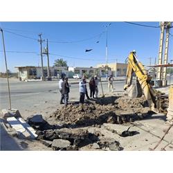 سرویس: آب  تلاش مستمر برای رفع افت فشار آب در شبکه آبرسانی اروندکنار