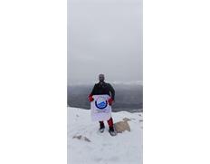 صعود زمستانی کوهنورد آبفا خوزستان به قله ی‌ دلا در خ...