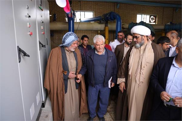 بهره برداری از طرح آبرسانی دهستان جفال