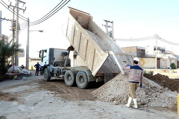 اجرایی پروژه فاضلاب اهواز در منطقه ملی راه