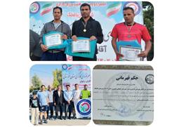 درخشش همکار شرکت آب و فاضلاب خوزستان در مسابقات کارگری قهرمانی استان