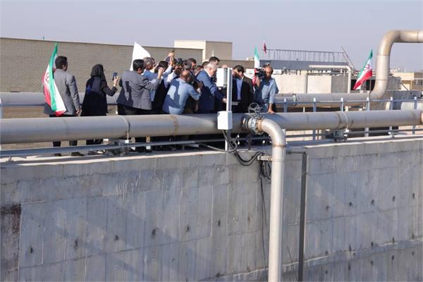 افتتاح بخش نخست تصفیه خانه فاضلاب شهر آبادان با حضور وزیر محترم نیرو