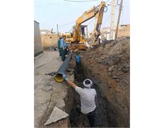 اصلاح بخشی از شبکه فاضلاب درسوسنگرد