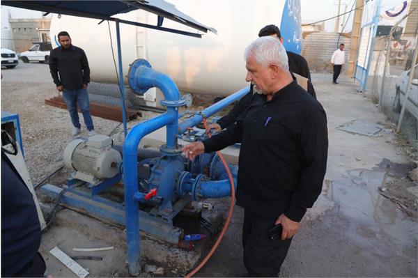 بازدید مدیرعامل آبفا خوزستان از روند خدمات رسانی به زوار اربعین حسینی