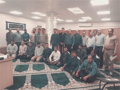 برگزاری کلاس آموزشی ایمنی در برابر مخاطرات گاز کلر و عملیات گودبرداری در آبفا منطقه آبادان