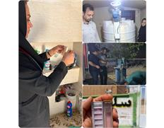 رفع مشکل گندزدایی تاسیسات آبرسانی ۴ روستای تشان غربی...