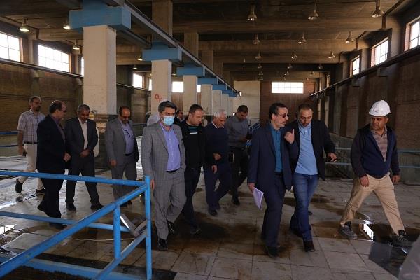 بازدید مدیرعامل منابع آب ایران از تصفیه خانه های آب اهواز
