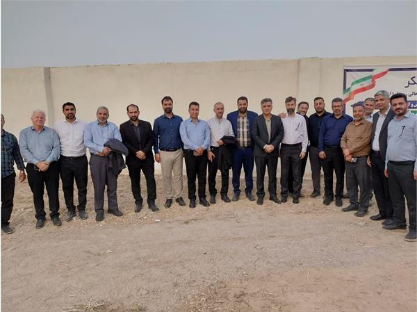 آیین افتتاح ۹ پروژه آبرسانی خطوط انتقال ،تجهیز چاه و شبکه توزیع آب در شهرستان های شوش و کرخه