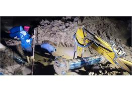 پیشگیری از هدر رفت بیش از 4 هزار مترمکعب آب / مهار شکستگی در خط انتقال روستایی شادگان