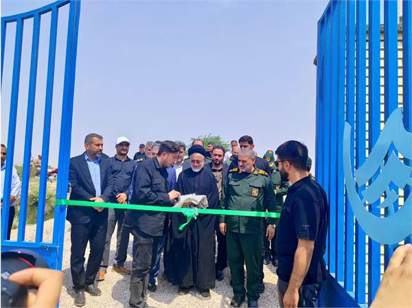 آئین افتتاح فاز اول پروژه آبرسانی به روستاهای غرب شعیبیه شوشتر