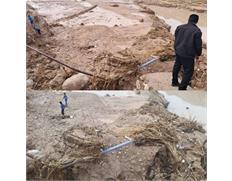 تخریب بیش از 2 کیلومتر از خطوط انتقال آب شرب باغملک ...