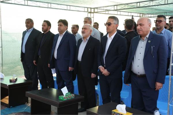 آئین کلنگ‌زنی طرح آبرسانی به ۱۱ روستای استان خوزستان