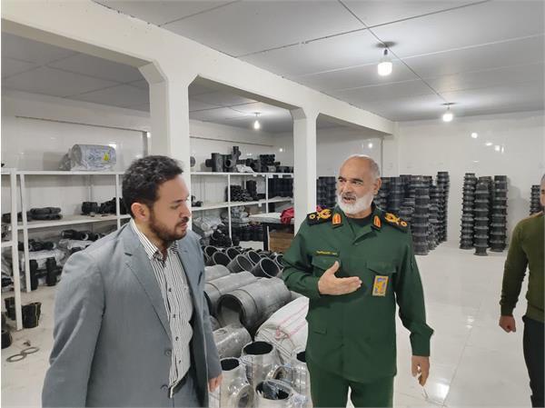 دیدار دکتر علیدادی مدیرعامل شرکت آب و فاضلاب خوزستان با سردار خادم سیدالشهدا فرمانده قرارگاه منطقه ای کربلا