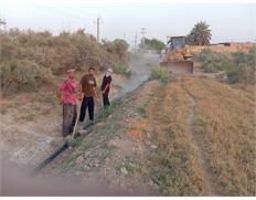 توسعه ۳۰۰ متری شبکه آبرسانی در دشت آزادگان