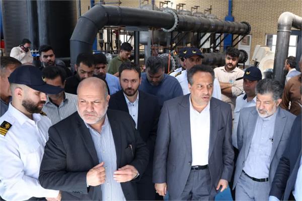 حضور جناب آقای امینی مدیر عامل شرکت آب و فاضلاب کشور در شهرستان آبادان