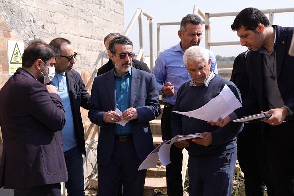 بازدید مدیرعامل منابع آب ایران از تصفیه خانه های آب اهواز