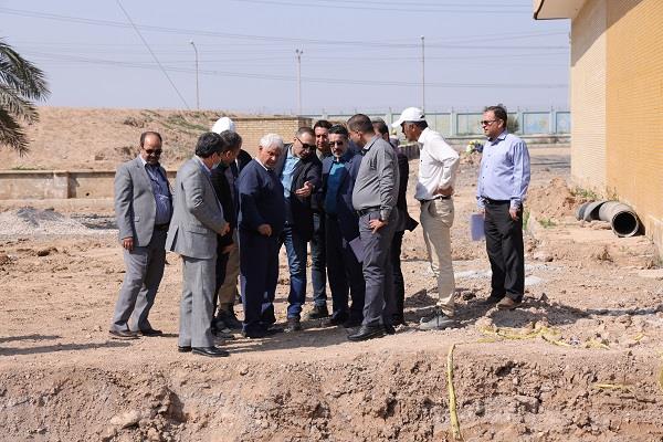 بازدید مدیرعامل منابع آب ایران از تصفیه خانه های آب اهواز