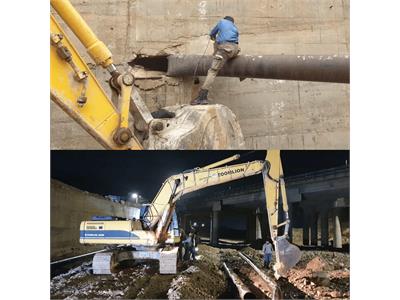 احیای خط اصلی آبرسانی ایذه در عملیاتی ۱۸ ساعته پس از سیلاب در شرایط جوی نامناسب