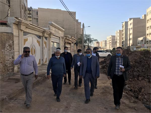 بازدید از پروژه های فاضلاب اهواز