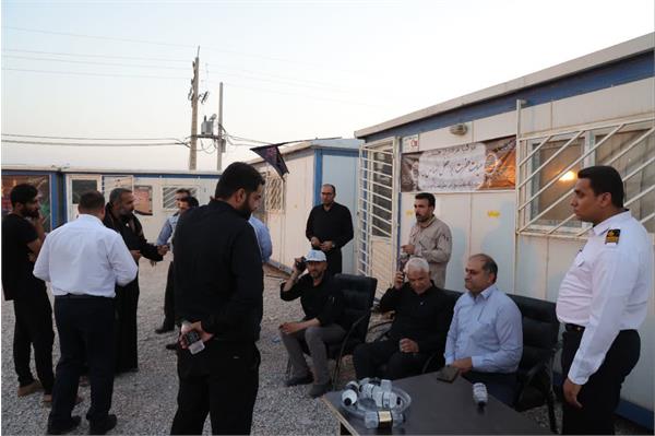 بازدید مدیرعامل آبفا خوزستان از روند خدمات رسانی به زوار اربعین حسینی