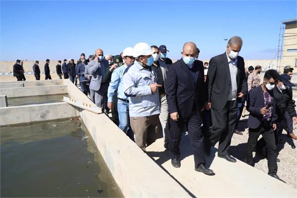 افتتاح تصفیه خانه فاضلاب شهرستان شادگان