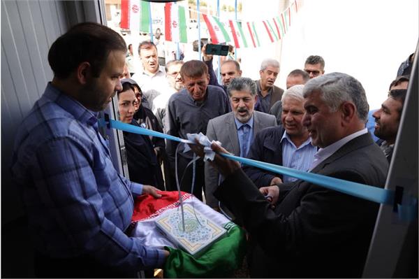 افتتاح پکیج تصفیه فاضلاب بهداشتی مسکن مهر