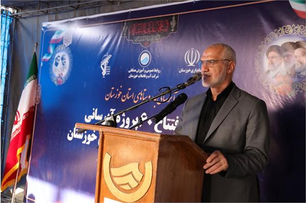 گزارش تصویری از افتتاح 60 پروژه آبرسانی شهری و روستایی