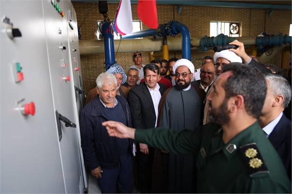 بهره برداری از طرح آبرسانی دهستان جفال