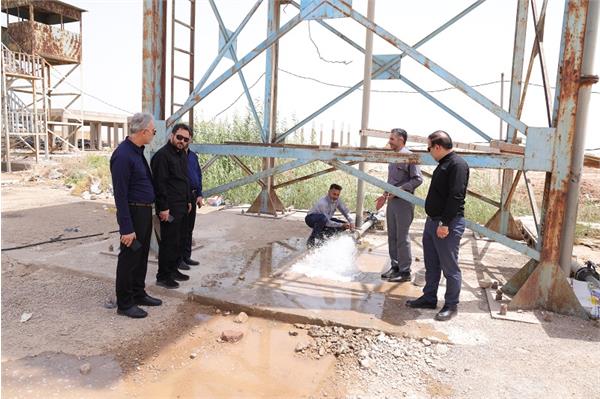 بازدید مدیرعامل آبفا خوزستان از روند آبرسانی به مواکب در مرز چذابه