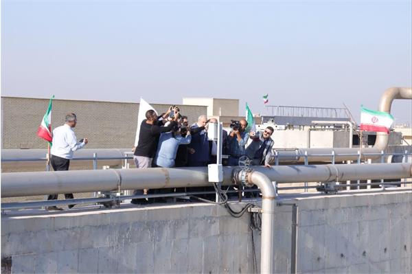 افتتاح بخش نخست تصفیه خانه فاضلاب شهر آبادان با حضور وزیر محترم نیرو