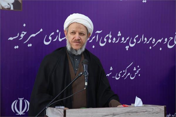 بهره برداری پروژه های آبرسانی  مسیر خویسه شهرستان کارون