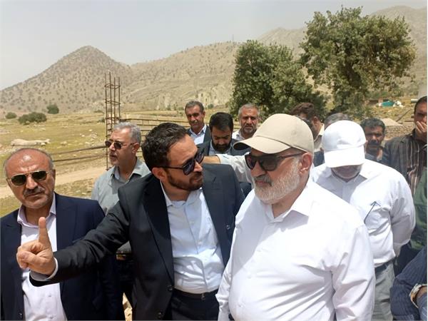 بازدید استاندار خوزستان از پروژه های آب و فاضلاب